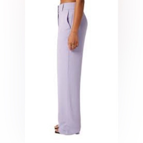 NWT LITA by Ciara x REVOLVE High Waist Trouser Pant in Purple Violet Tulip - Picture 4 of 14